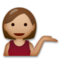 Person Tipping Hand - Medium emoji on LG